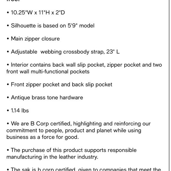 The Sak Brown Tobacco Floral Emboss Luca Leather Bag - Picture 9 of 14